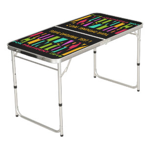 Hillary Clinton 2016 custom ping pong table