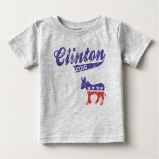 Hillary Clinton 2016 Democrats Sporty Baby T-Shirt