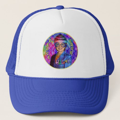 Hillary Clinton 2016 President Hippie Political Trucker Hat