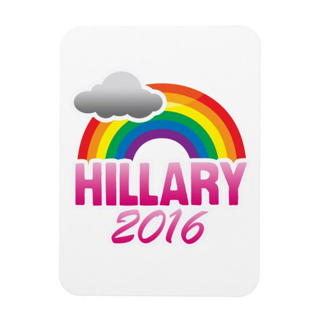 HILLARY CLINTON 2016 PRIDE -.png Magnet (Vertical)