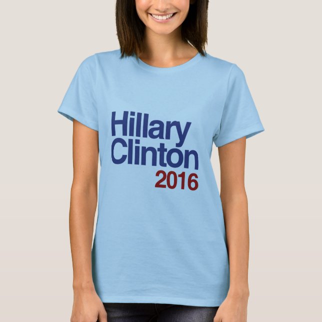 HILLARY CLINTON 2016 SIMPLE.png T-Shirt (Front)