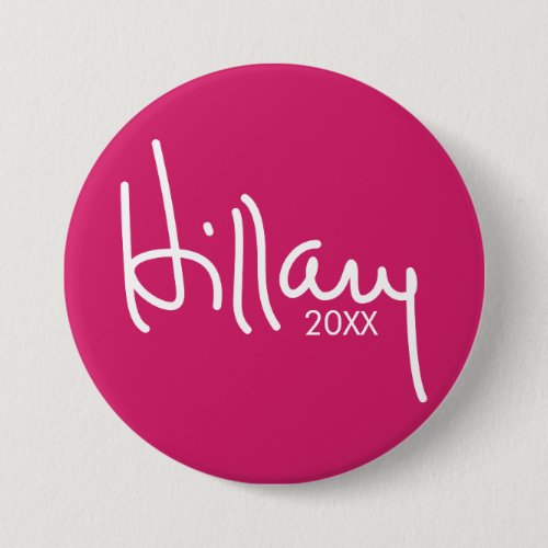 Hillary Clinton 2020 Designer Campaign Gear Button