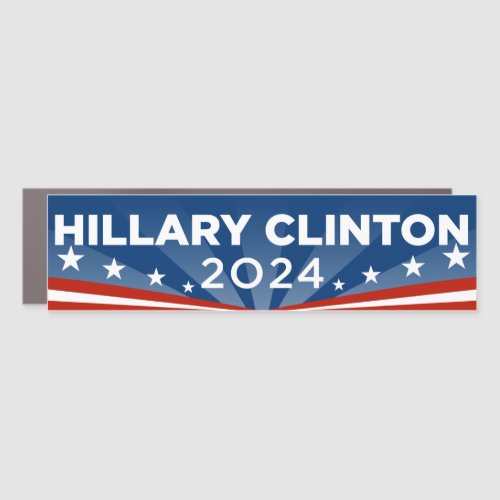 Hillary Clinton 2024 Hillary 2024 Bumper Car Magnet
