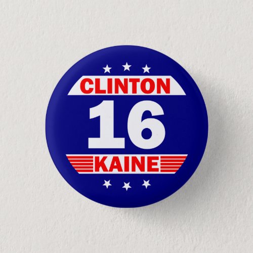 Hillary Clinton and Tim Kaine 2016 Button