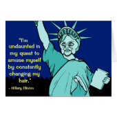 Hillary Clinton as the Statue of Liberty (Front Horizontal)