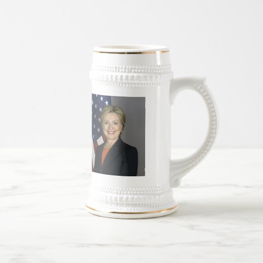Hillary Clinton Beer Stein