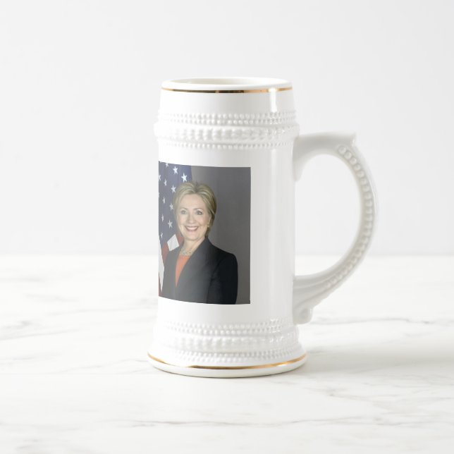Hillary Clinton Beer Stein (Right)