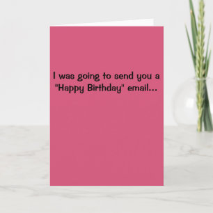 Hillary Clinton Birthday Card