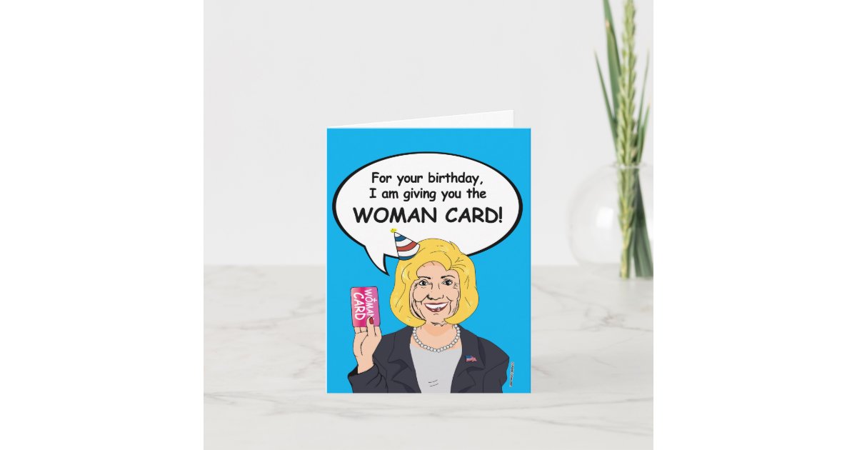 Hillary Clinton Birthday Card - For your birthday | Zazzle.com