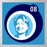 hillary clinton : blue bubbles :