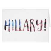 Hillary Clinton bokeh (Front Horizontal)