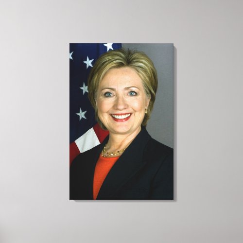 Hillary Clinton Canvas Print