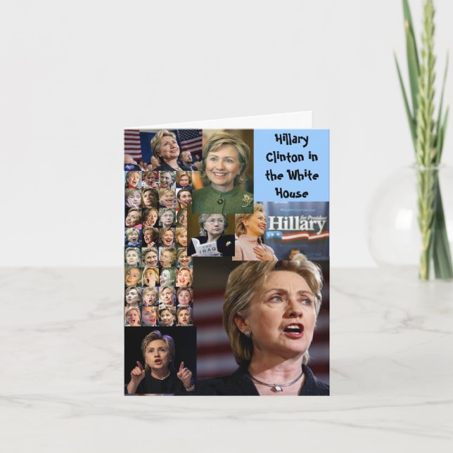hillary clinton card (Front)