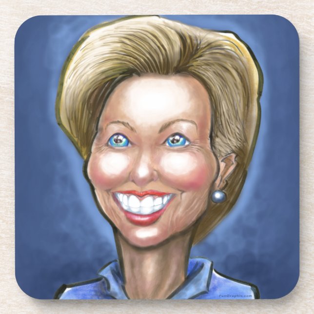 Hillary Clinton Coaster (Front)