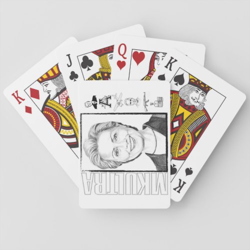 Hillary Clinton Crime Playing Cards