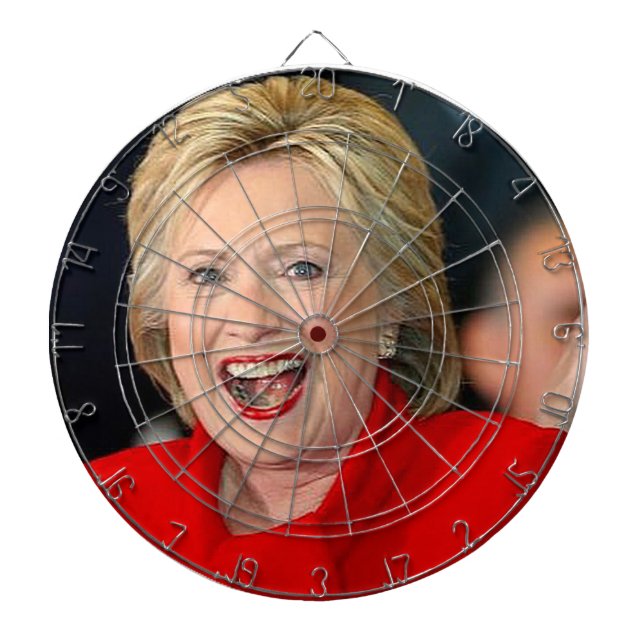 Hillary Clinton Dart Board (Front)