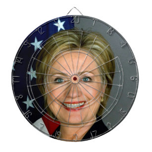 Hillary Clinton -Dartboard Dart Board