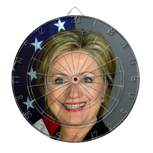 Hillary Clinton _Dartboard Dart Board