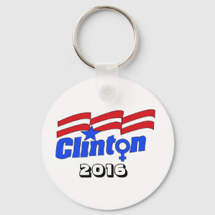 Hillary Clinton + Female Symbol Keychain