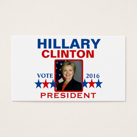 Hillary Clinton for President 2016 (Front)