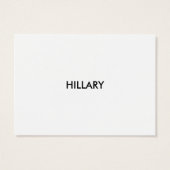 Hillary Clinton for President 2016 (Back)