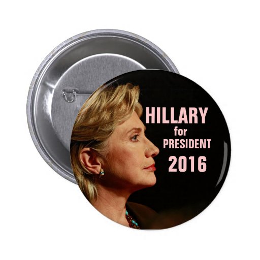 Hillary Clinton for President 2016 2 Inch Round Button | Zazzle