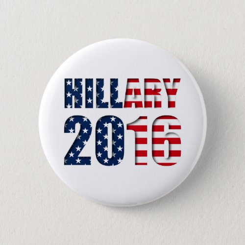 Hillary Clinton for president 2016 Button