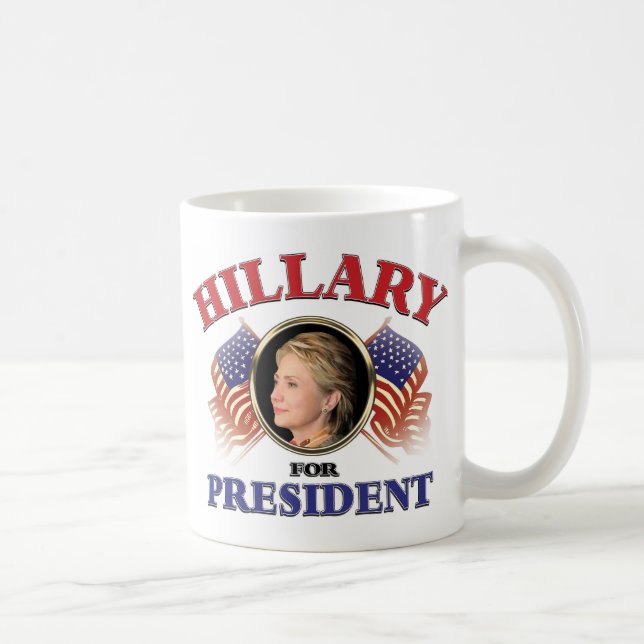 Hillary Clinton For President 2016 Coffee Mug (Right)