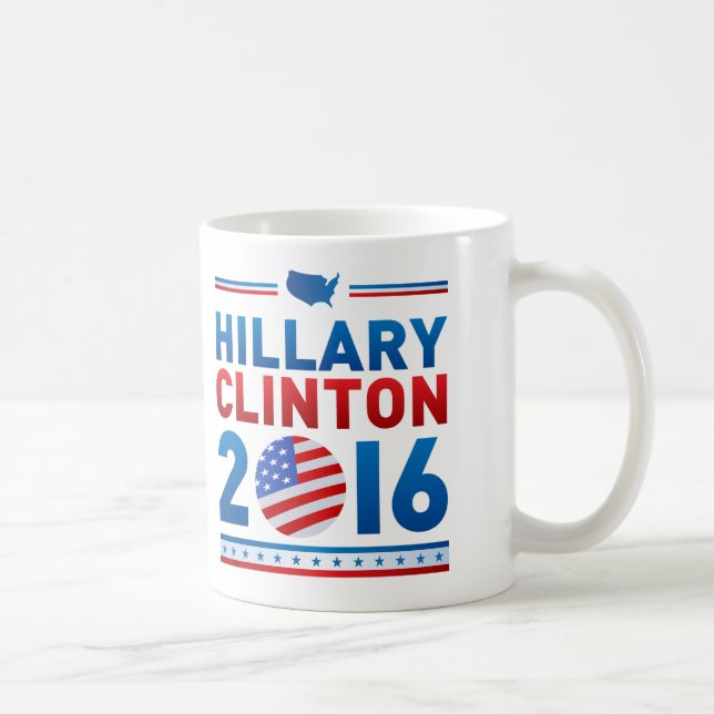 HILLARY CLINTON For President 2016 Mug (Right)