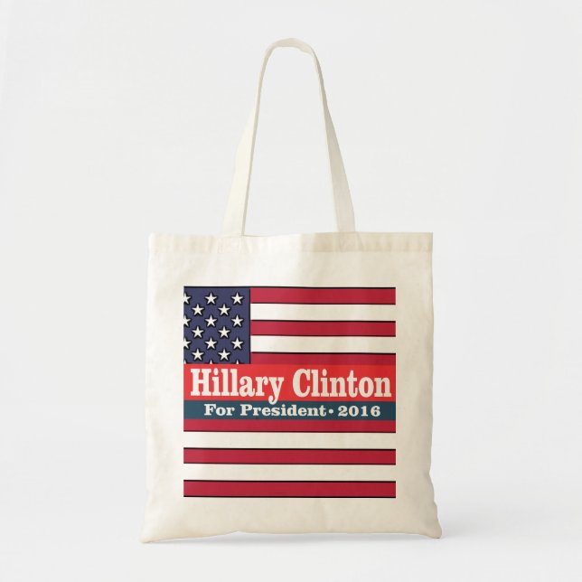 Hillary Clinton for President 2016 Tote Bag (Front)