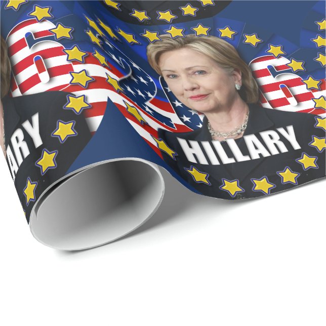 Hillary Clinton for president 2016 Wrapping Paper (Roll Corner)
