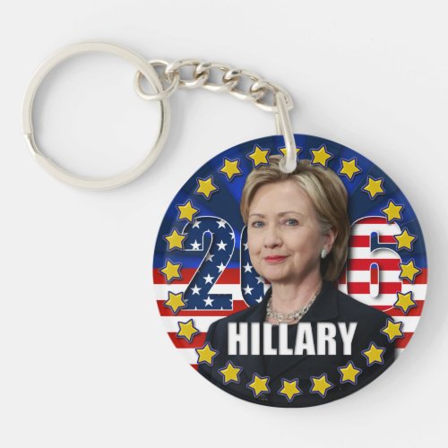 Hillary Clinton for president Acrylic Keychain
