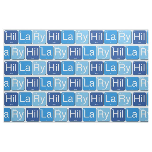 Hillary Clinton for President Fabric (Fat Quarter)
