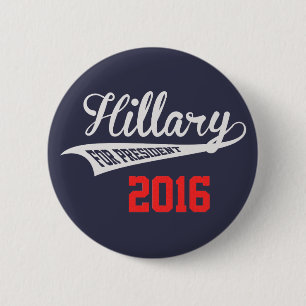 Hillary Clinton For President Pinback Button