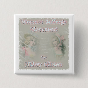 Hillary Clinton for President Pinback Button
