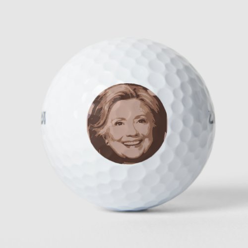 Hillary Clinton Golf Ball