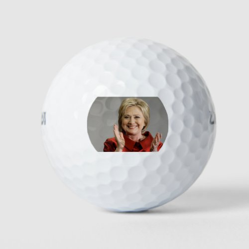 Hillary Clinton Golf Balls