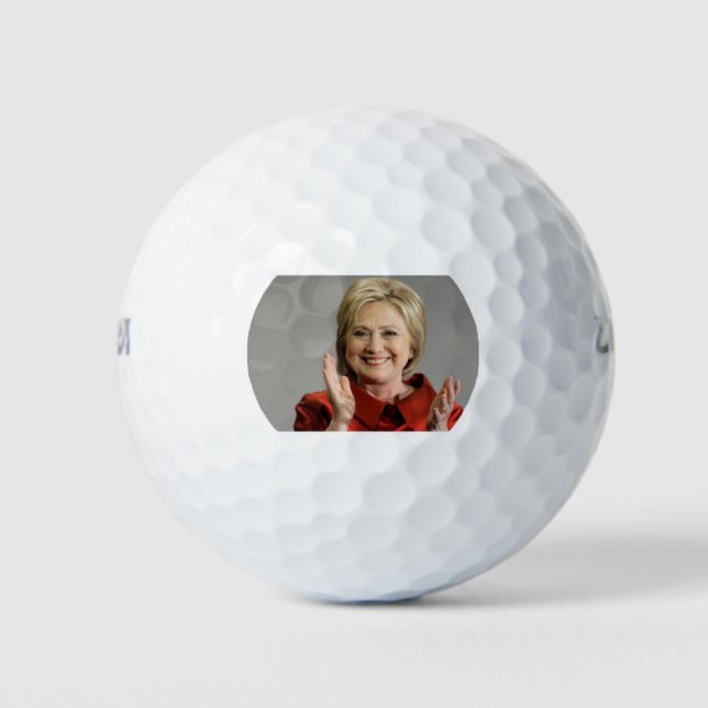 Hillary Clinton Golf Balls (Front)