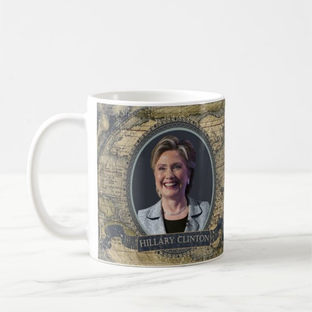 Hillary Clinton Historical Mug (Left)