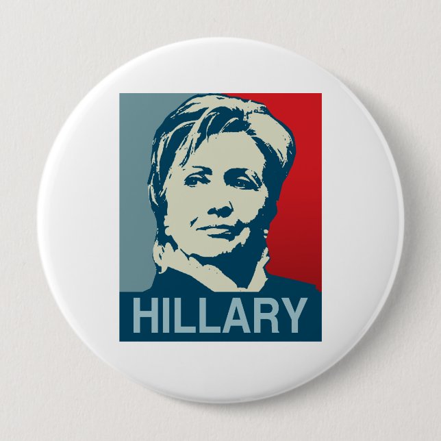 HILLARY CLINTON HOPE-.png Pinback Button (Front)