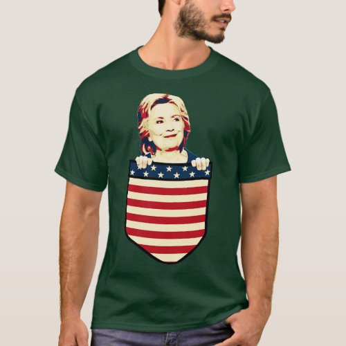 Hillary Clinton In My Pocket T_Shirt