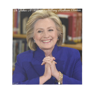 Hillary Clinton It Takes A Village Gift Notepad