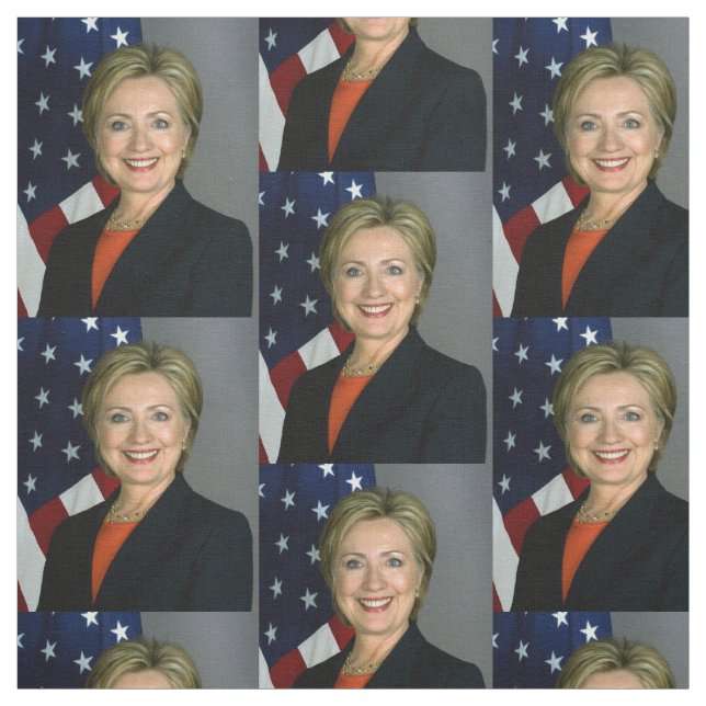 Hillary Clinton Official Portrait Fabric (Swatch)