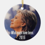 Hillary Clinton Ornament at Zazzle