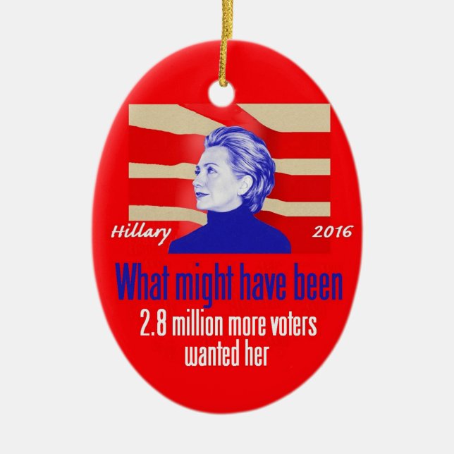 Hillary CLINTON Ornament (Front)