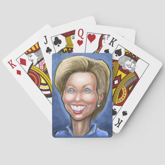 Hillary Clinton Poker Cards (Back)
