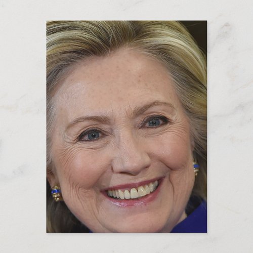 Hillary Clinton Postcard