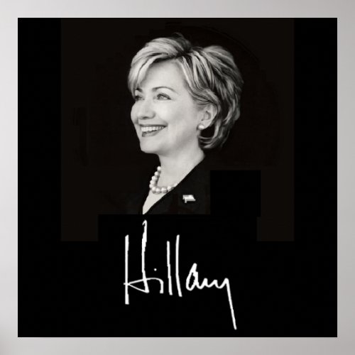 Hillary Clinton POSTER Print