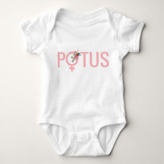 Hillary Clinton POTUS Baby| Feminist Baby Bodysuit