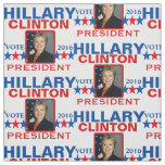 Hillary Clinton President 2016 Fabric